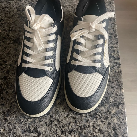 Saint Laurent SL/61 LOW-TOP SNEAKERS IN PERFORATED LEATHER. Size uk 39 / us 9 - Picture 5 of 8